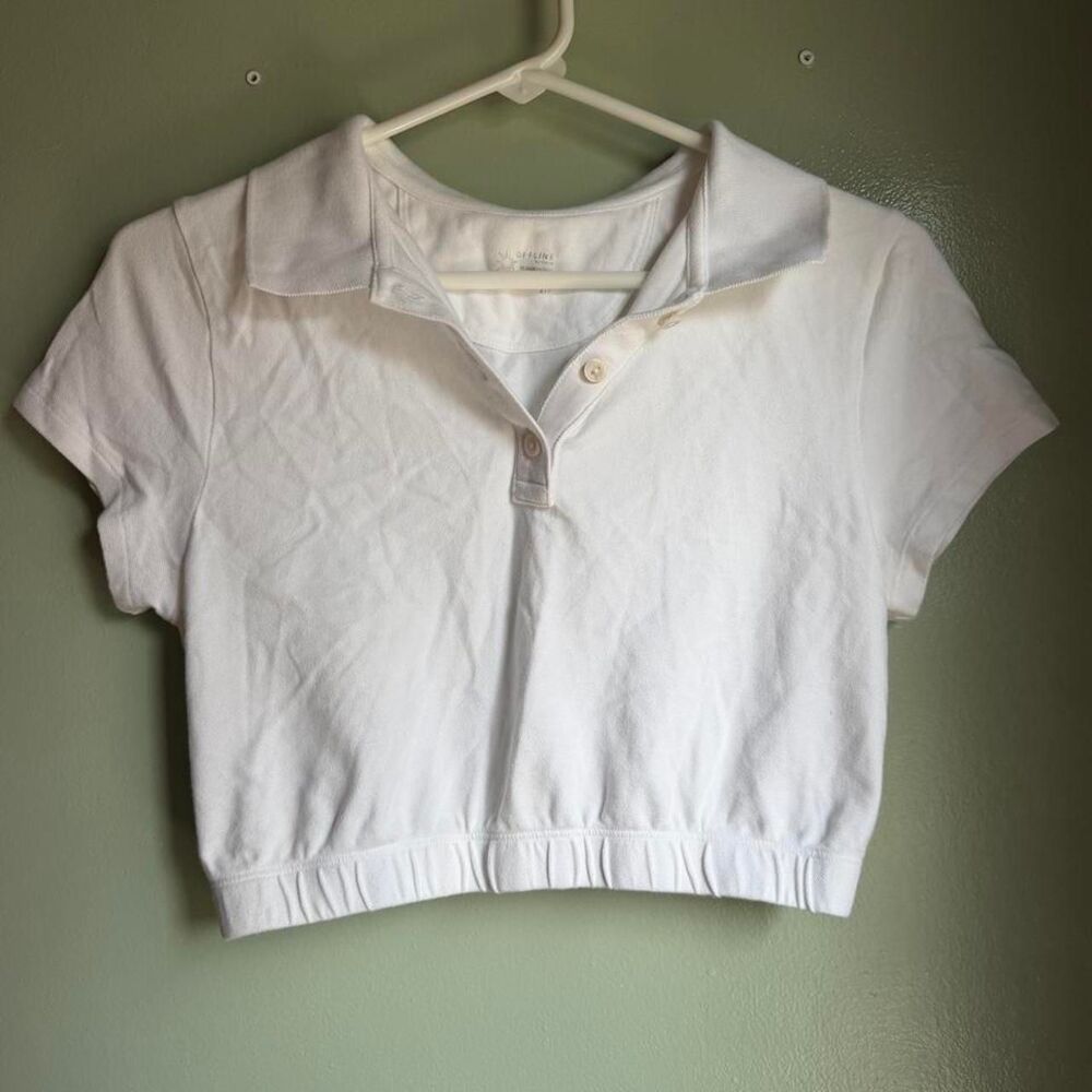 Aerie Women's White Shirt